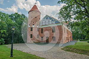Castle in Raudondvaris, Lithuania