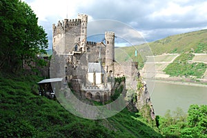 Medieval Castle Rheinstein, Upper Middle Rhine Valley, Germany