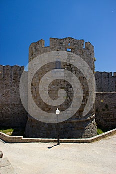 Castle Rhodos Greece historic buildings architecture