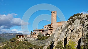 Castle between the rocks Torreciudad