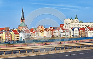 Castle route, main Szczecin city entrance highway.