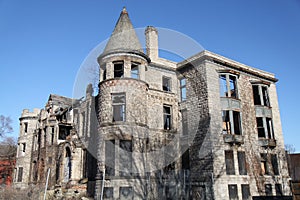 The Castle Ruin Detroit, Michigan