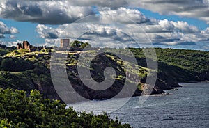 The castle ruin Hammershus on the northern part of Bornholm