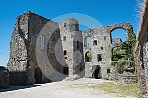 Castle ruin Konigstein im Taunus, interior view, Germany