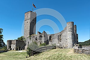 The castle ruin Konigstein Taunus, interior view, hesse,Germany