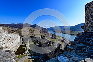 castle ruine hinterhaus near spitz