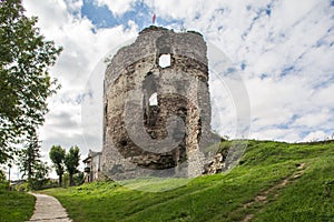 Castle ruins in Buchach, Ternopil oblast, Ukraine