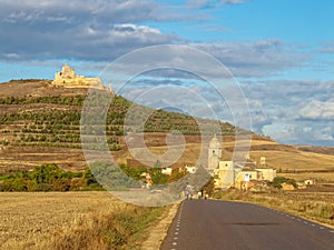 Castle ruins and church - Castrojeriz