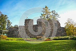 The castle ruins of the Livonian Order of Valmiera are a remarkable testimony of the history of that time