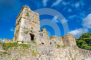 The castle ruins in Manorhamilton, erected in 1634 by Sir Frederick Hamilton - County Leitrim, Ireland