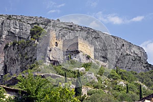 Castle of Fontaine de Vaucluse in France photo