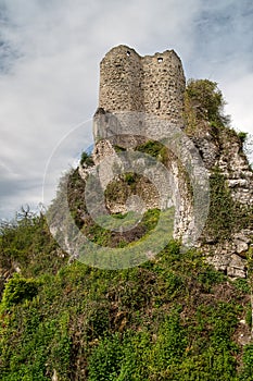 Castle ruins in Switzerland (HDR)