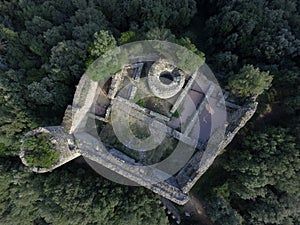 Castle in ruins photo