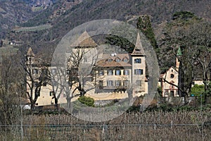 Castle Runkelstein, old castle in Bolzano