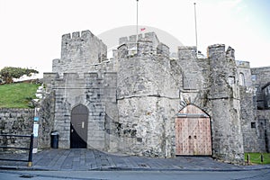 The Castle Rushen in Castletown in the Isle of Man