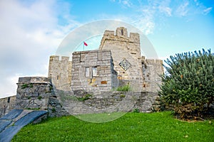 The Castle Rushen in the Isle of Man