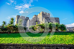 The Castle Rushen in the Isle of Man