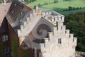 Castle saaleck in hammelburg