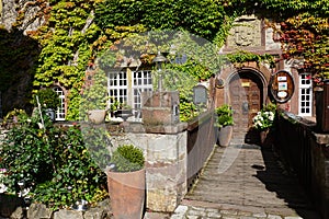 Castle saaleck in hammelburg