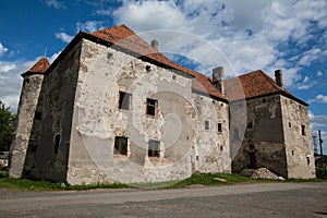 The Castle of Saint Miklos is built at the turn of the 14th and 15th centuries, Transcarpathian region