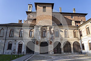 Castle of San Colombano al Lambro, Italy