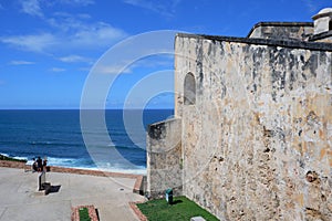 Castle San Felipe at old San Juan photo