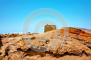 Castle of San Marcial de Rubicon de Femes, Island Lanzarote, Canary Islands, Spain, Europe photo