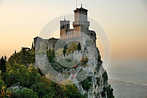 Castle in San Marino photo