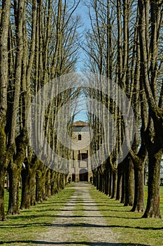 Castle of San Pietro Cerro Italy