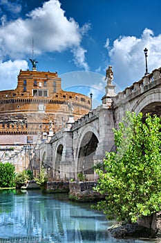 The Castle Sant`Angelo, Rome, Italy