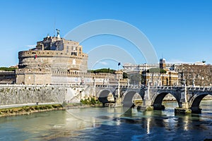 Castle of Sant Angelo in Rome, Italy