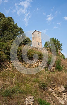 Castle of Sant Miquel at CastellterÃÂ§ol town photo