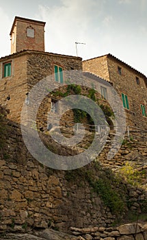 Castle of Sant Miquel facade close-up