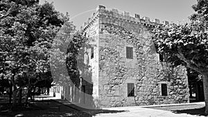 Castle in Santa Cruz Galicia, Spain