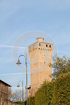 Castle in Santa Vittoria of Alba, Piedmont - Italy photo