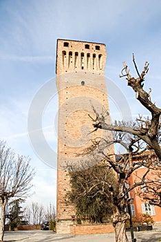 Castle in Santa Vittoria of Alba, Piedmont - Italy photo