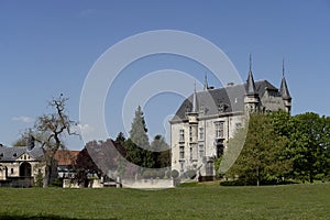 Castle Schaloen at Valkenburg, Zuid Limburg photo