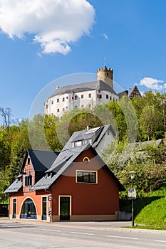 Castle Scharfenstein in Saxony