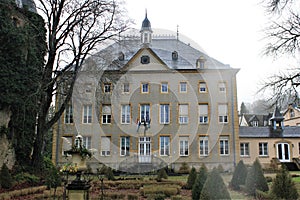 A castle in Schengen, Luxembourg