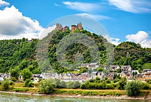 Castle Schonburg, Oberwesel, Rhine-Palatinate, Germany, Europe