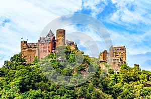 Castle Schonburg, Oberwesel, Rhine-Palatinate, Germany, Europe