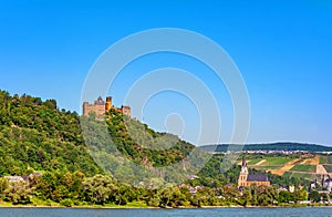 Castle Schonburg, Oberwesel, Rhineland-Palatinate, Germany, Europe photo