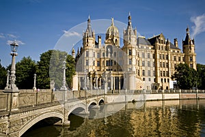 Castle of schwerin in germany