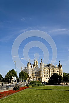 Castle of schwerin in germany