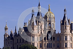 Castle of schwerin in germany
