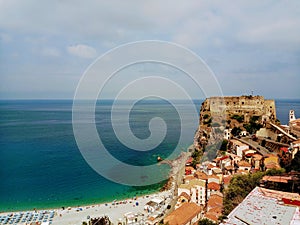 Castle in Scilla Calabria, Italy