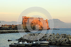 Castle on the sea in Naples