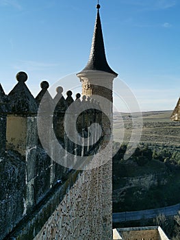 Castle in Segovia, lateral tower photo