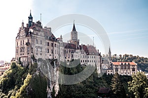 Castle Sigmaringen in Germany Baden Wuerttmenberg Daylight