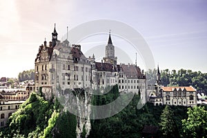 Castle Sigmaringen in Germany Baden Wuerttmenberg Daylight